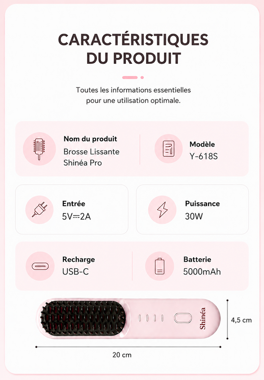 Brosse Lissante Shinéa Pro