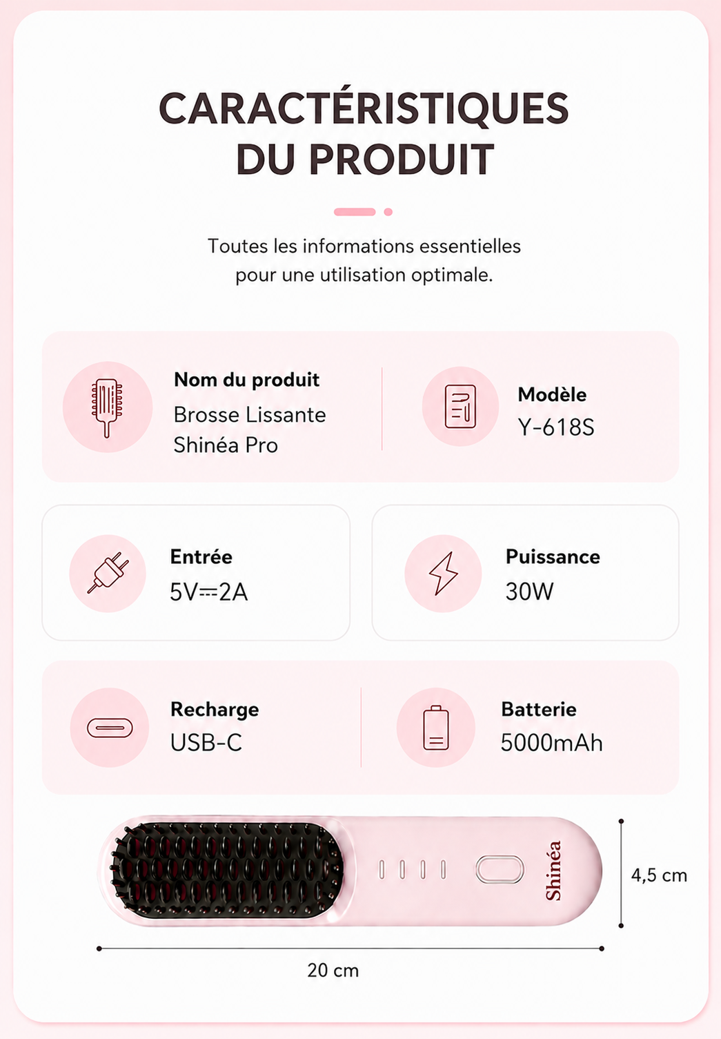 Brosse Lissante Shinéa Pro